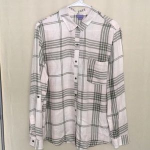 Laura Scott - Size L Long-sleeve button-down top